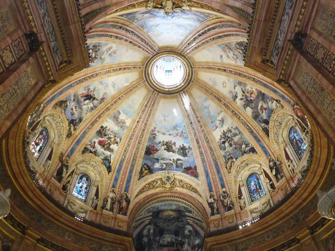 Archivo - Cúpula de la Real Basílica de San Francisco el Grande.