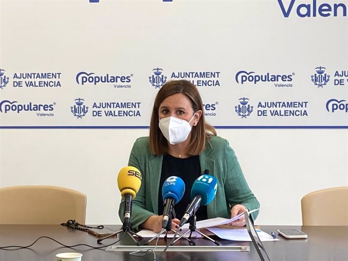 La portavoz del PP en el Ayuntamiento de Valncia, María José Catalá.