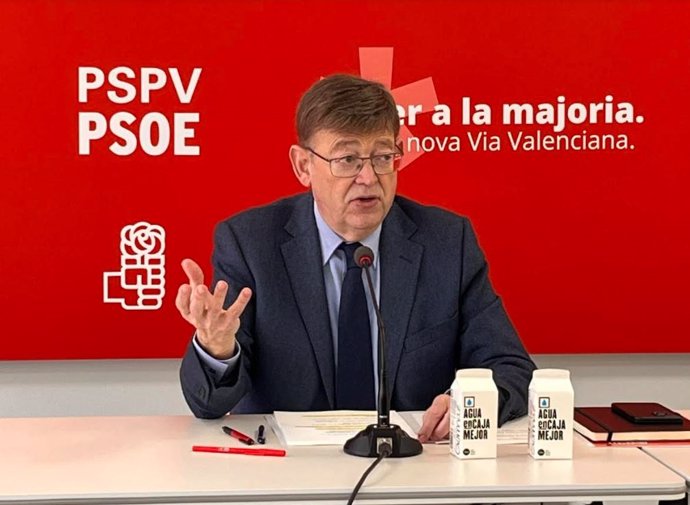 El presidente de la Generalitat Valenciana y secretario general del PSPV-PSOE, Ximo Puig.