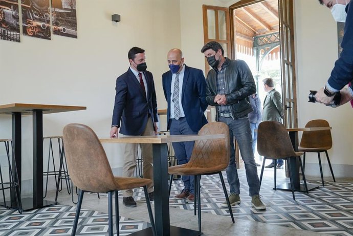 Inauguración de la antigua estación de Huércal-Overa (Almería) como centro de ocio y deporte