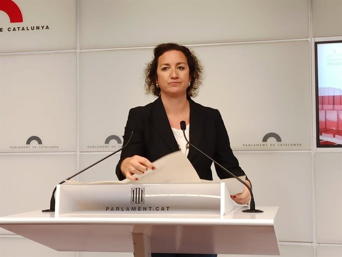 La portaveu del PSC-Units al Parlament, Alícia Romero