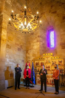 El presidente de Castilla-La Mancha, Emiliano García-Page, en Sigüenza.