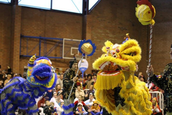 Concurso de disfraces en Mequienza, durante las Fiestas de San Blas y Santa Águeda, en 2020.