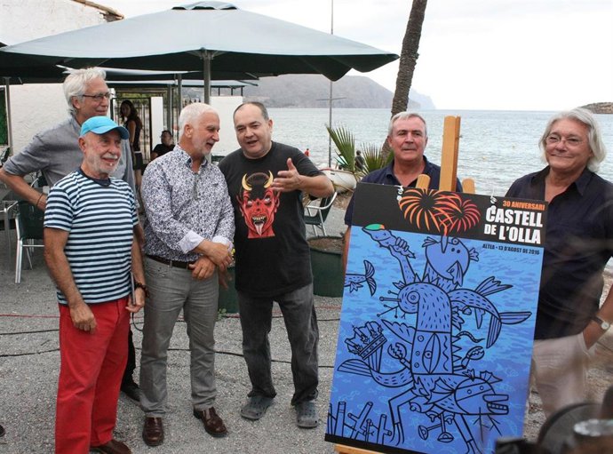 Archivo - Jose Ángel Navarro Montaner (primero por la derecha de la imagen), conocido popularmente como Pepe 'Barranquí' (archivo)