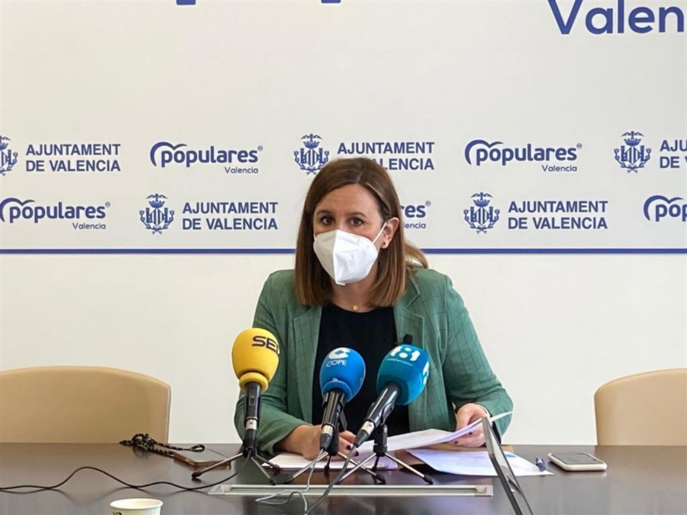 La portavoz del PP en el Ayuntamiento de Valncia, María José Catalá, en imagen de archivo