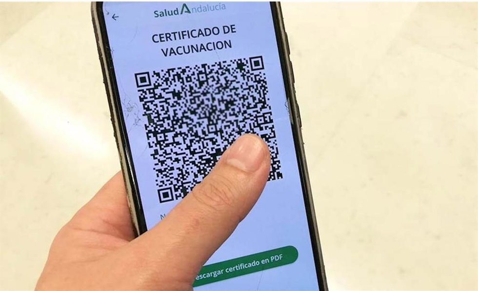Archivo - Certificado vacunación COVID