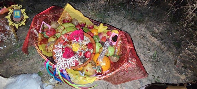 Policía Local de Logroño encuentra animales mutilados en un ritual de santería en la zona de Valdegastea