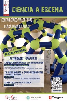 El centro cívico de Valdefierro de Zaragoza se suma al Día de la Mujer y la Niña en la Ciencia con actividades todo el mes.