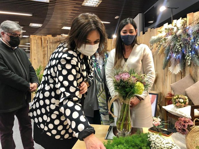 La alcaldesa de Torremolinos, Margarita del Cid, en un evento celebrado en el Palacio de Congresos de la localidad
