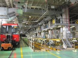 Renovat l'enclavament de control de tallers i cotxeres de la L3  de metro en Sant Genís (Barcelona)