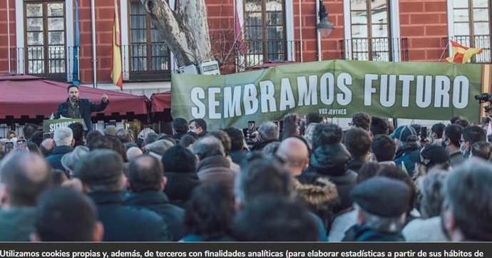 Acto de Abascal en Burgos capital.
