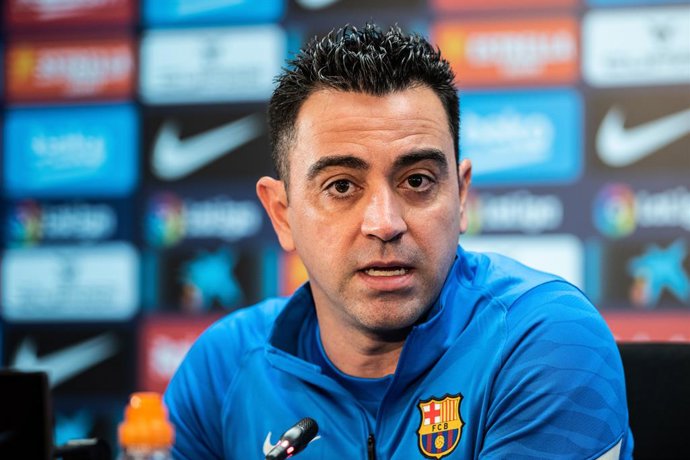 Archivo - Arxiu - Xavi Hernández, entrenador del FC Barcelona