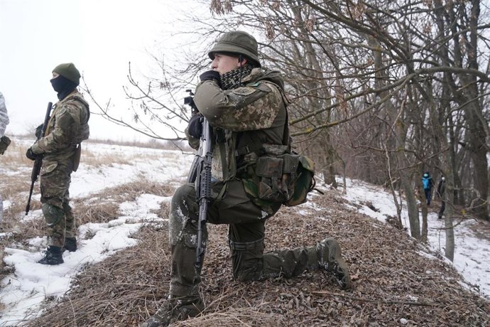 Voluntarios ucranianos
