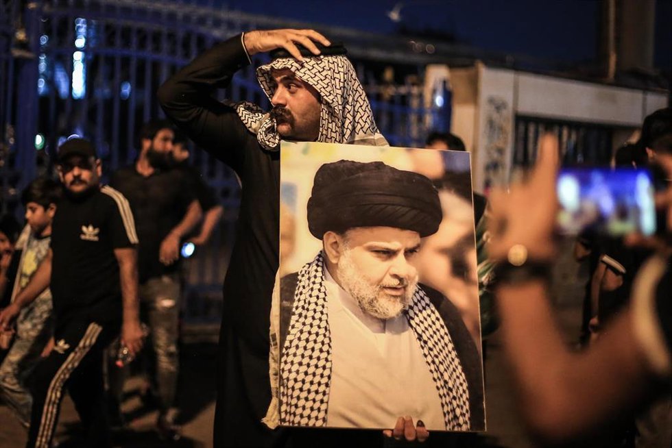 Archivo - Simpatizante de Muqtada al Sadr