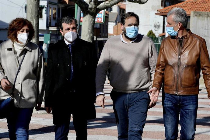 El presidente del PP, Paco Núñez, en El Tiemblo