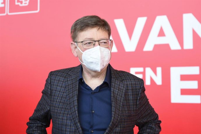 El 'president' de la Generalitat y secretario general del PSPV, Ximo Puig, en el 4 Congreso del PSPV de la provincia de Valencia