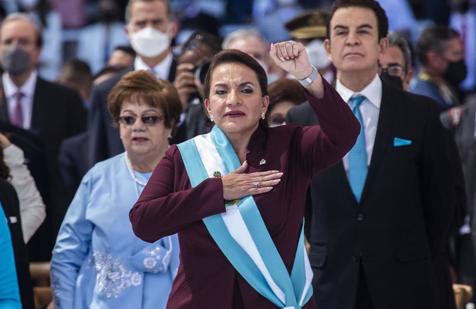 La presidenta de Honduras, Xiomara Castro