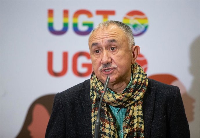 El secretario general de UGT, Pepe Álvarez