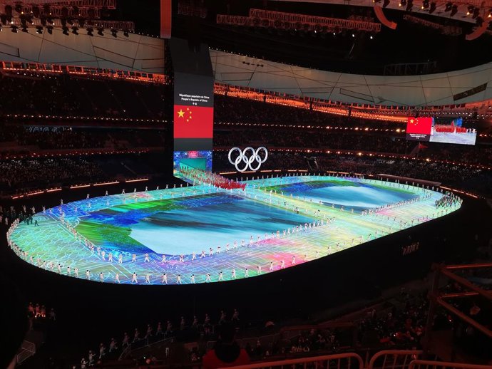 The Ground Display System in the National Stadium (also known as the Birds Nest)