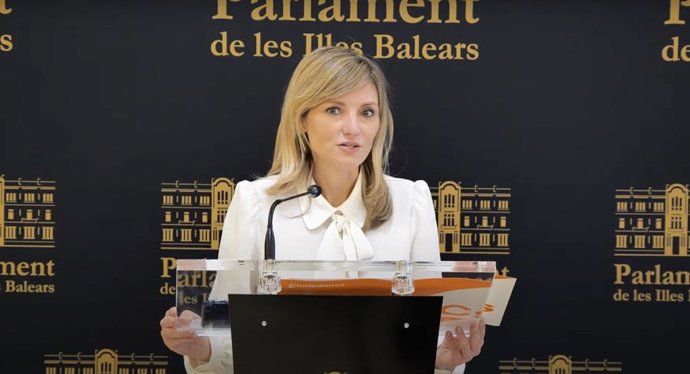 La portavoz de Cs en el Parlament balear, Patricia Guasp.