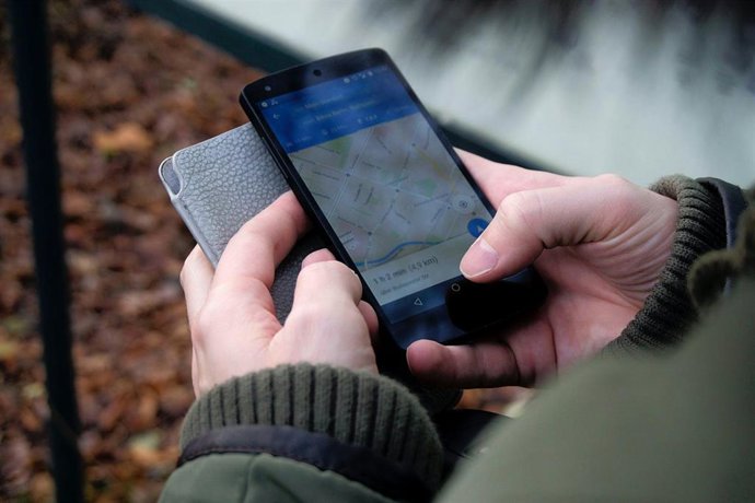 Un 'smartphone' con GPS