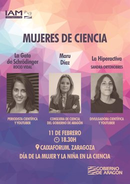 El encuentro entre la consejera autonómica y las divulgadoras científicas también se retransmitirá por Youtube