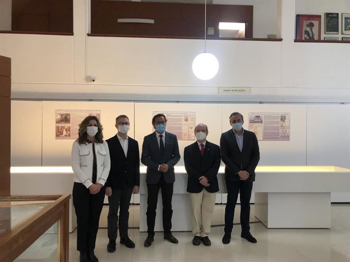 Inauguración de la exposición conmemorativa de los cien años del conservatorio Victoria Eugenia