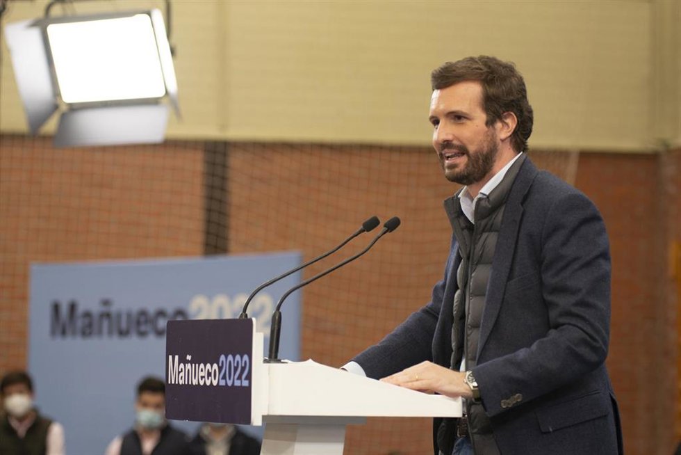 El líder del PP, Pablo Casado.