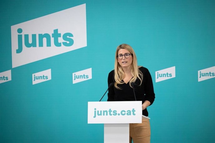 La vicepresidenta de Junts i diputada al Parlament, Elsa Artadi