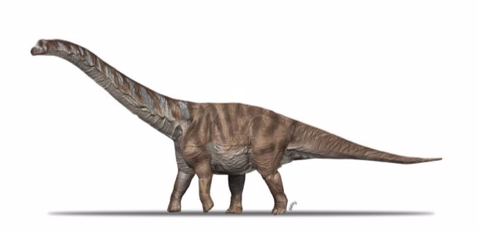 Recreación del aspecto en vida de 'Abditosaurus kuehnei'