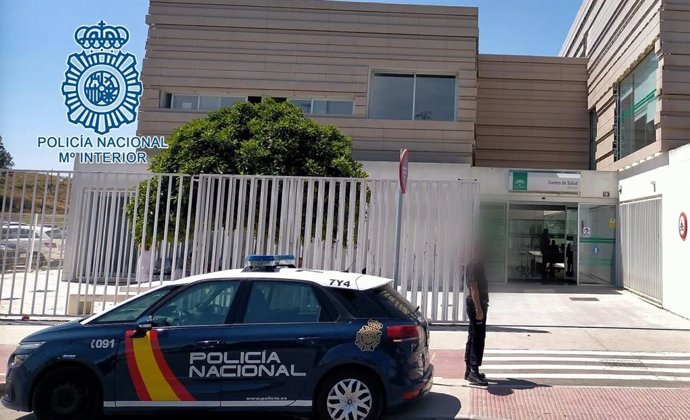 Archivo - Vehículo de la Policía Nacional en la Comisaría de Jerez