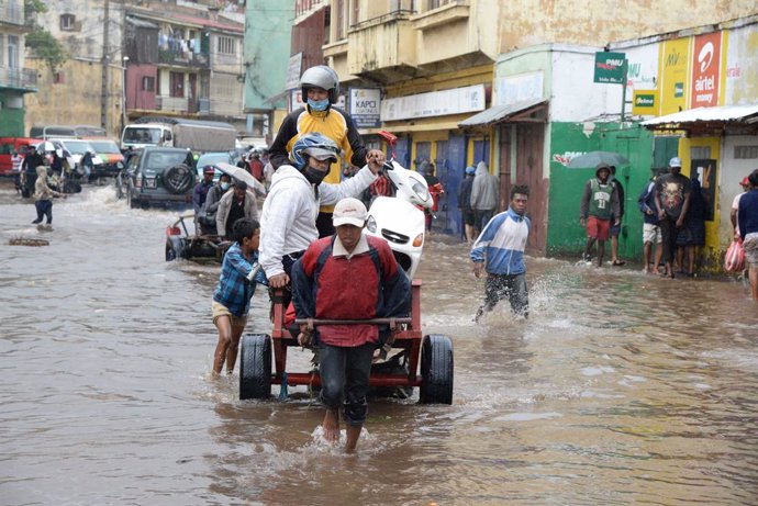 Inundaciones en Madagascar