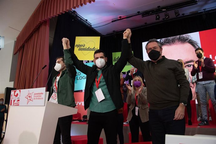 Alejandro Moyano, reelegido líder de Juventudes Socialistas de Andalucía (JSA) en Garrucha (Almería).