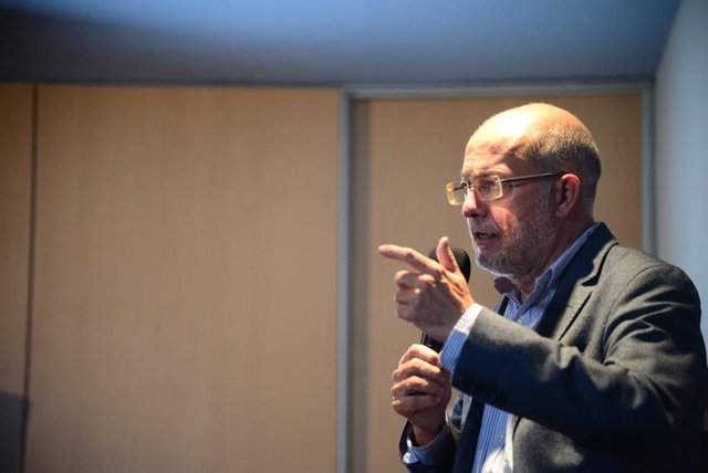 Igea durante su intervención en Arroyo de la Encomienda.