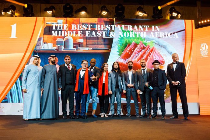 3 Fils Restaurant In Dubai, UAE, Takes No.1 Spot At First-Ever Middle East & North AfricaS 50 Best Restaurants Awards 2022, Sponsored By S.Pellegrino & Acqua Panna