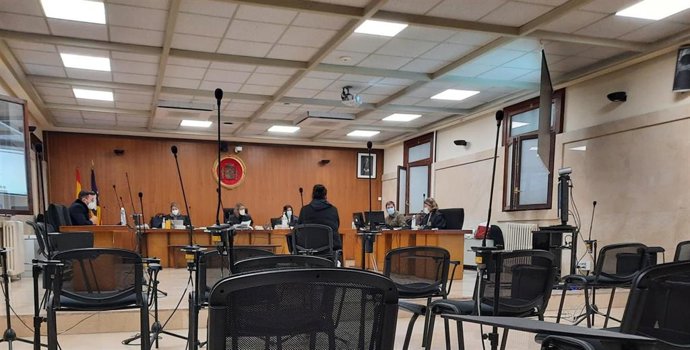 La condenada, este martes, en la Audiencia Provincial de Baleares.