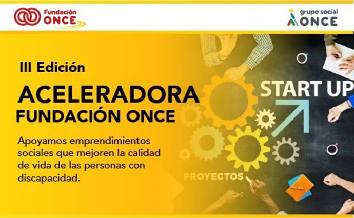 Fundación ONCE lanza la III edición de su programa de aceleración para proyectos de emprendedores, startups y empresas