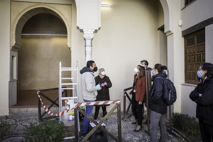 Intervención del Patronato de la Alhambra en el Palacio de Dar al-Horra
