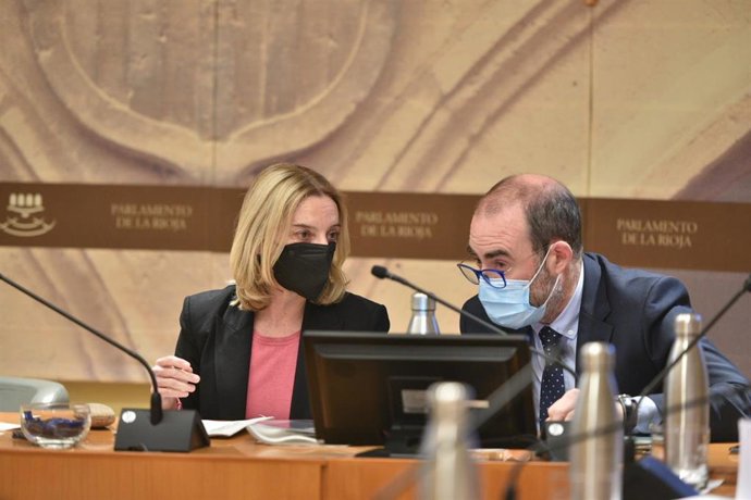 La consejera de Salud, María Somalo, comparece en el Parlamento de La Rioja