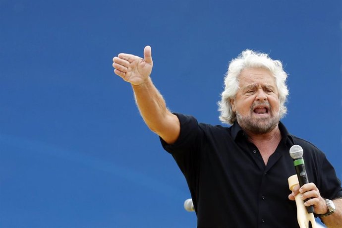 Archivo - El fundador del Movimiento 5 Estrellas, Beppe Grillo, en una imagen de archivo.