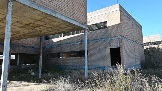 Obras del centro de salud de Camposoto.