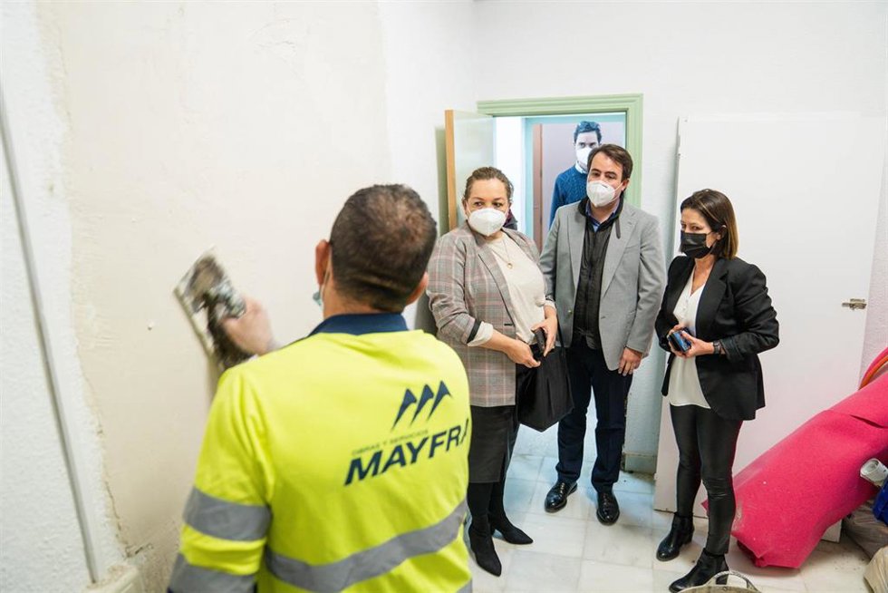 Obras en el Ayuntamiento de Huércal de Almería