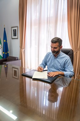 Archivo - El alcalde de Almería, Ramón Fernández-Pacheco (PP)