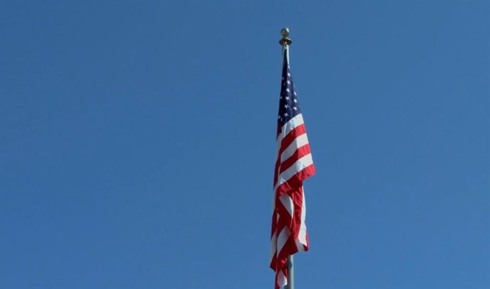 Archivo - Bandera de EEUU.