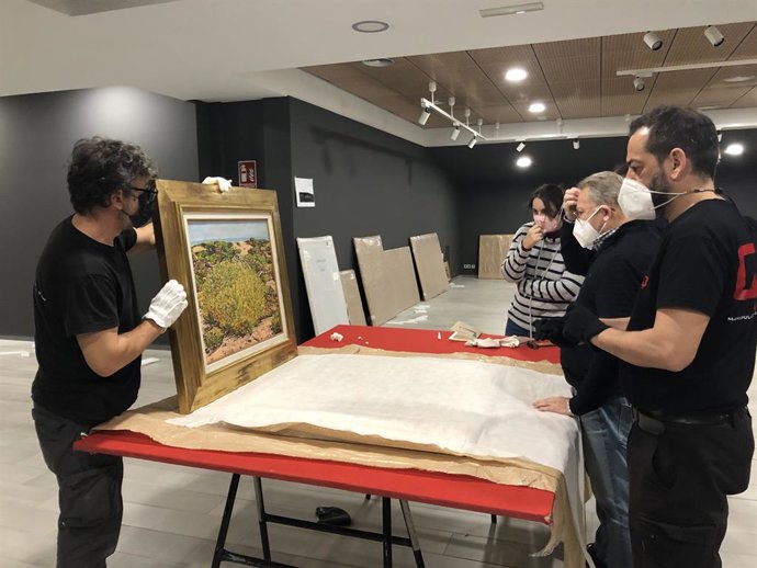 Montaje de la exposición