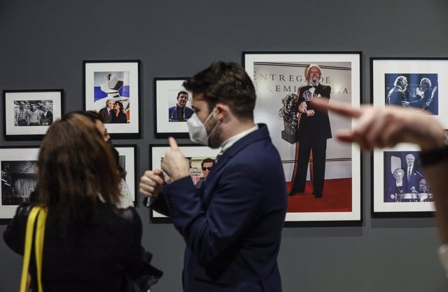 Imagen de la exposición ‘Berlanguiano. Luis García Berlanga (1921-2021)', organizada por la Academia de Cine y que se exhibe en el centro cultural Bombas Gens de València. 