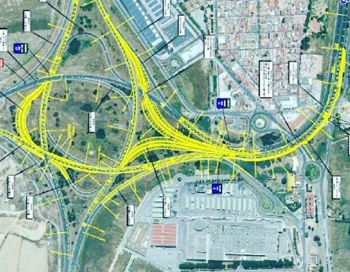 Plano con el enlace de la Pañoleta