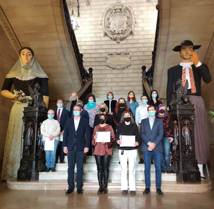 Toma de posesión de nuevos funcionarios en el Ayuntamiento de Palma.