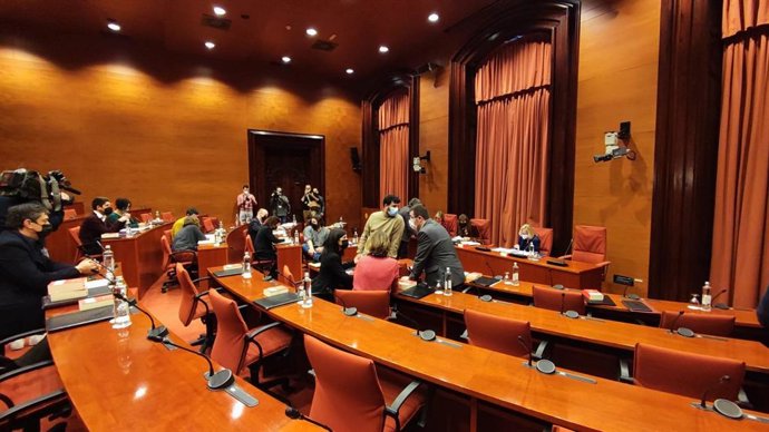 Arxiu - Una junta de portaveus del Parlament