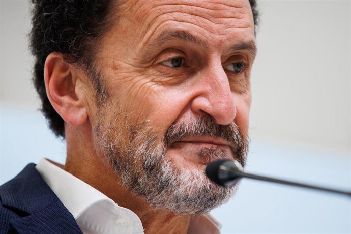 El vicesecretario general y portavoz de Ciudadanos, Edmundo Bal, ofrece una rueda de prensa en la sede del partido, a 4 de febrero de 2022, en Madrid (España).